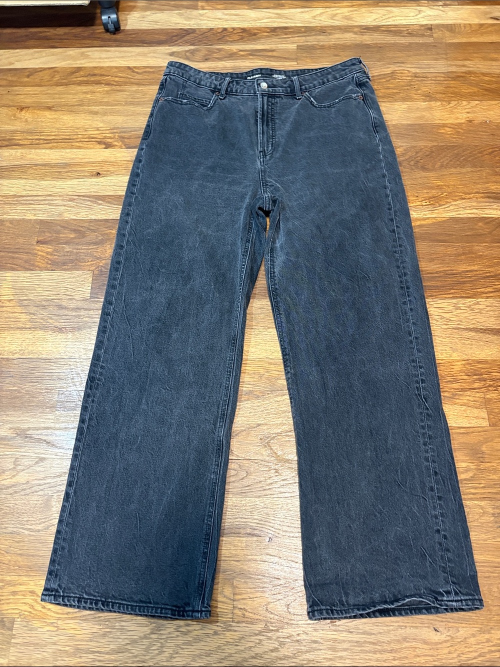 OLD NAVY sky-high wide leg jeans